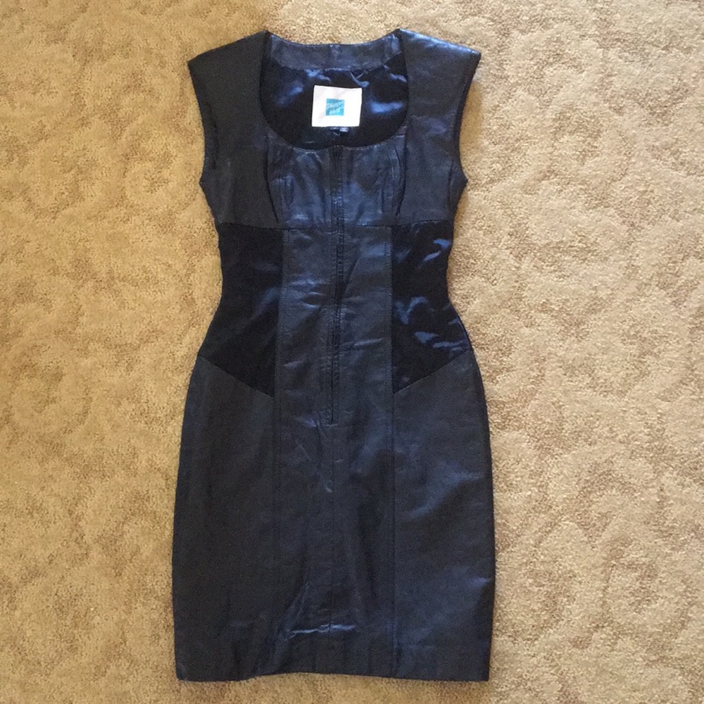 Black Leather Dress Tannery West Size 2